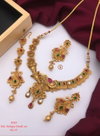 85 MH Golden Palted Matte Antique Hasadi Set Wholesale Price In Surat
